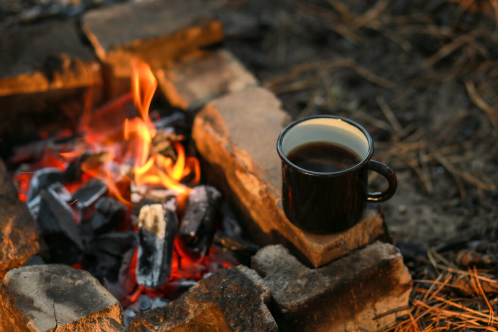 koffie koken op camping