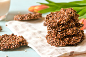 Chocolade-quinoa koekjes 