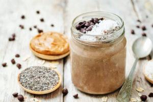 brownie overnight oats