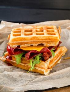 parmaham wafel