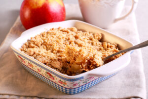 Appel-kaneel crumble