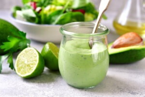 Avocado-yoghurt vinaigrette